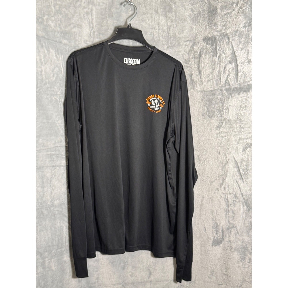 Dixxon Flannel Co Mens Black Long Sleeve Graphic Shirt 3X Work Hard Stay Humble